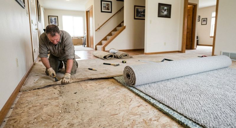 Wool Carpet Installation in Toms River, NJ